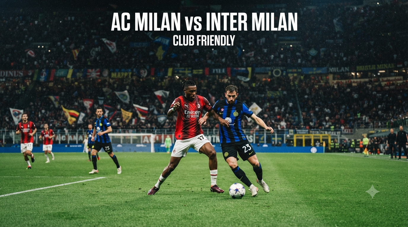 AC Milan vs Inter Milan Club Friendly Sore Ini Pukul 18.00 WIB Streaming Score808 dengan Pengalaman Menonton Maksimal